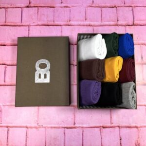 پك ٩ عددى جوراب ساقدار كلاسيك مردانه P4006